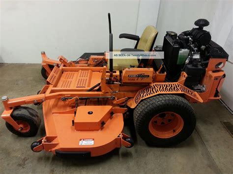 72 Scag Turf Tiger Dfi Kawasaki Zero Turn Rider Commercial Lawn Mower