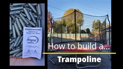 How To Build A Trampoline YouTube