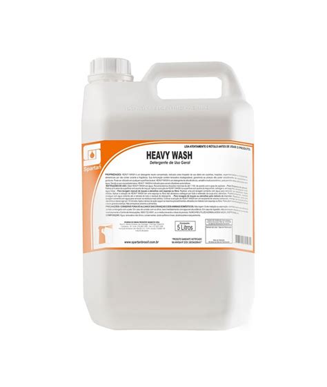 Heavy Wash Detergente Neutro Ideal Para Vidros Laboratoriais