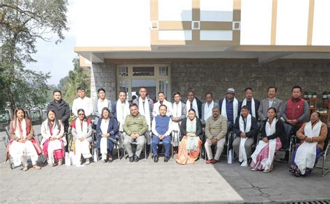 CM PS Tamang Meets Newly Elected Zilla Panchayat Members Of Soreng