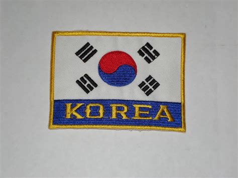 Korea Flag Patch - Karate Mart Inc