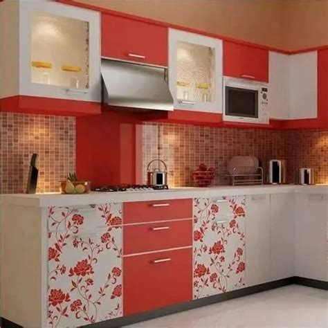 Wooden L Shape Laminated Modular Kitchen At Rs 2000 Square Feet In