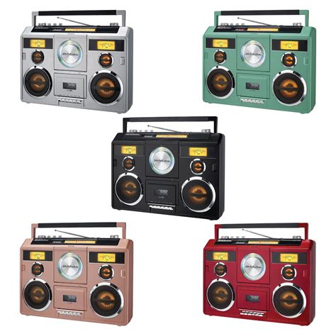 Sound Station Portable Stereo Boombox with Bluetooth/CD/AM-FM Radio/Ca ...