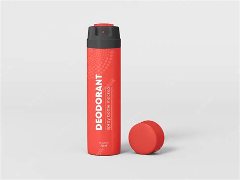 Premium Psd Deodorant Spray Bottle Mockup