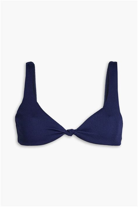 MELISSA ODABASH Knotted Triangle Bikini Top THE OUTNET