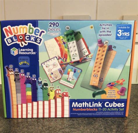 Numberblocks Mathlink Cubes New Set To