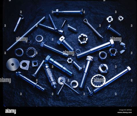 assorted nuts  bolts stock photo alamy