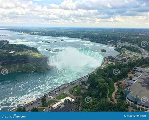 Niagara Falls stock photo. Image of american, aerial - 158010424