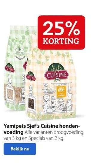 Yamipets Sjef S Cuisine Hondenvoeding Aanbieding Bij Boerenbond