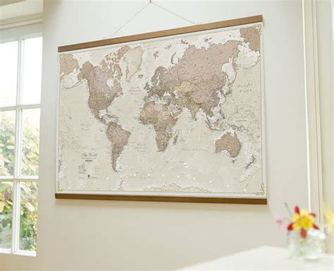 Inspirations Of Diy World Map Wall Art Ddc