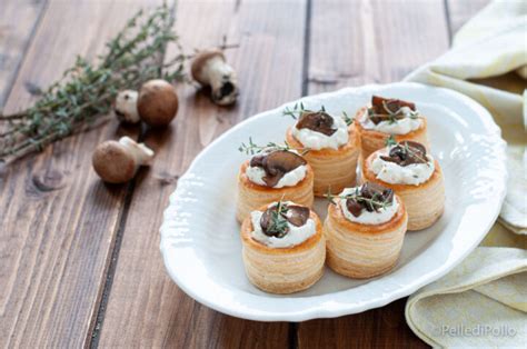 Vol Au Vent Ai Funghi Con Timo E Ricotta Gustosi E Veloci