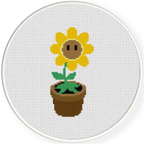 Sunflower Cross Stitch Pattern Daily Cross Stitch