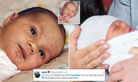 Royal Baby Fans Go Wild Over First Picture Of Baby Sussex Daily Mail