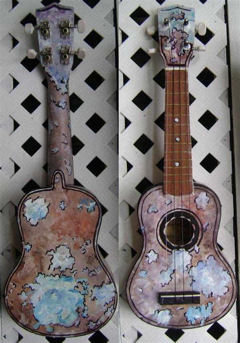 18 Best Ukulele Paint Design Ideas Images On Pinterest Guitars