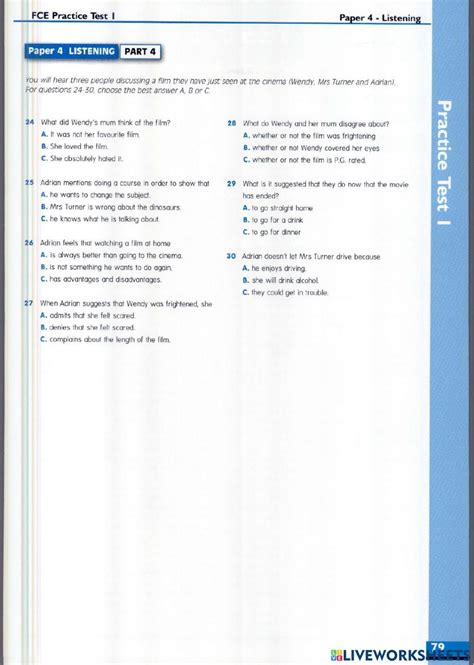 Ielts Listening Sections Worksheet Artofit