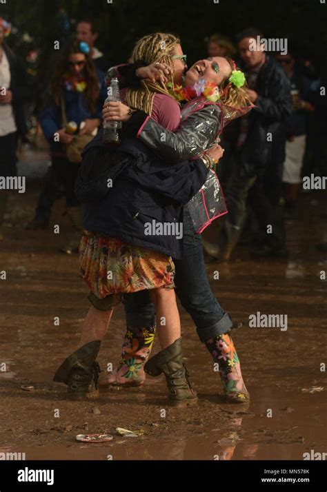 Glastonbury Festival 2016 Stock Photo Alamy