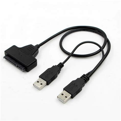 Sata 7 15 Pin 22pin To Usb 20 Adapter Cable Adapter View