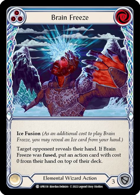 Brain Freeze Blue Uprising Flesh And Blood TCG