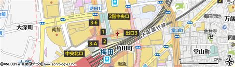 大阪府大阪市北区芝田1丁目1 4の地図 住所一覧検索｜地図マピオン