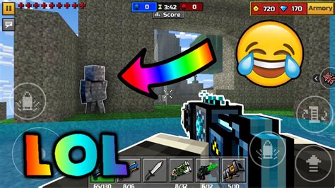 Wtf Moments Pixel Gun D Trolling Challenge Youtube