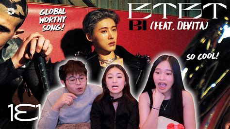 B I 비아이 BTBT Feat DeVita M V REACTION SO COOL DEE SIBS