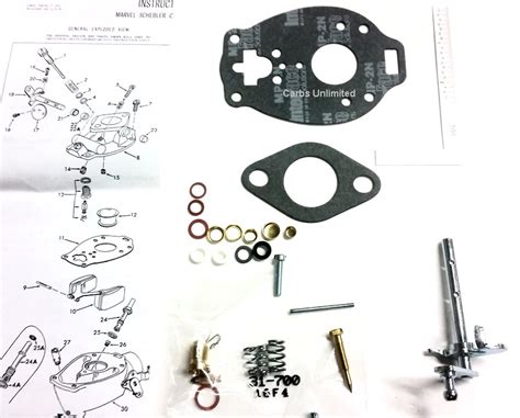 Cu A Throttle Shaft Kit Marvel Schebler