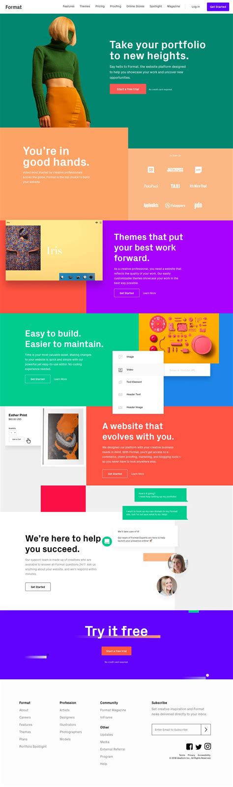 Format website design - Lapa Ninja