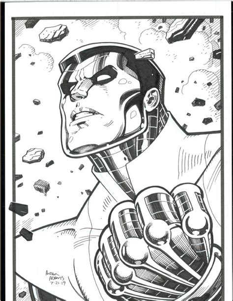 Colossus By Arthur Adams Sdcc 2019 Comic Art Comic Books Art Comic