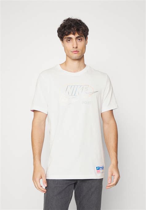 Nike Sportswear Tee Varsity Printtipaita White Valkoinen Zalando Fi