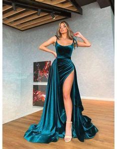 Mermaid Prom Dresses With Slit Cheap Prom Dresses Long Evening