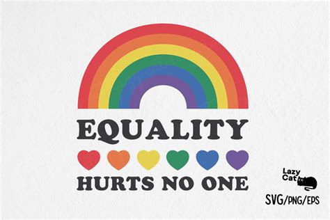 Lgbtq Pride Month Equality Svg Design Graphic By Lazy Cat · Creative