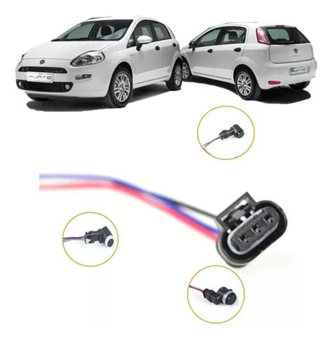 Chicote Conector Plug Sensor Re Estacionamento Fiat Punto