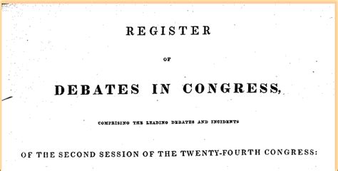 History Of The Congressional Record