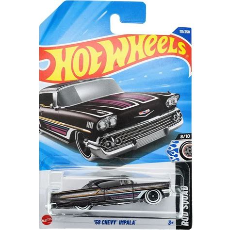 Машинка Mattel Hot Wheels 2025 58 CHEVY IMPALA купить на OZON по низкой цене 2647140015