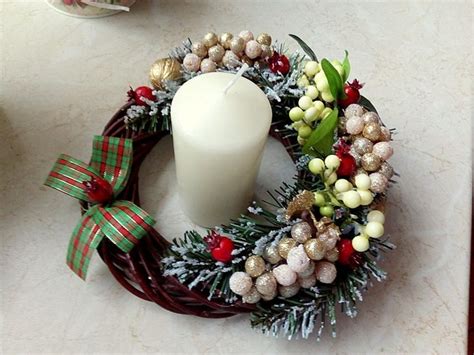 Wianek Stroik Na Bo E Narodzenie Szysia Christmas Wreaths Holiday