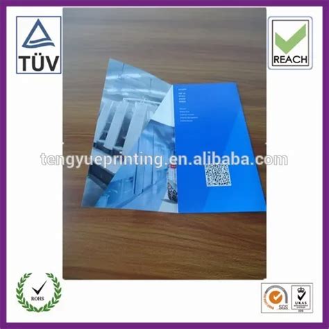 instruction manual printingfolded leaflet printing high quality