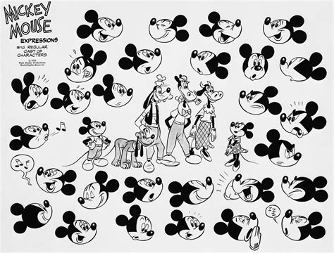 Mickey Mouse Character Sheet