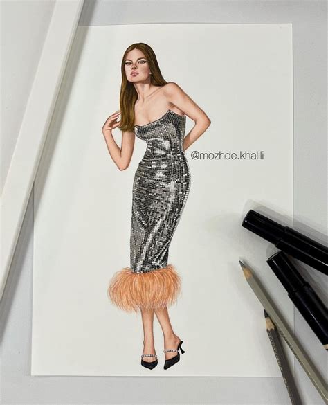 Pin By Neda Fatima On Illustration Fashion Illustration Sketches