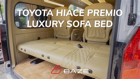 Toyota Hiace Premio Luxury Sofa Bed Baze Cocok Untuk Yang Suka Rebahan