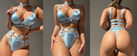 Amazon Avidlove Lingerie For Women Sexy Naughty Ring Linked Wireless Bra Push Up Lingerie