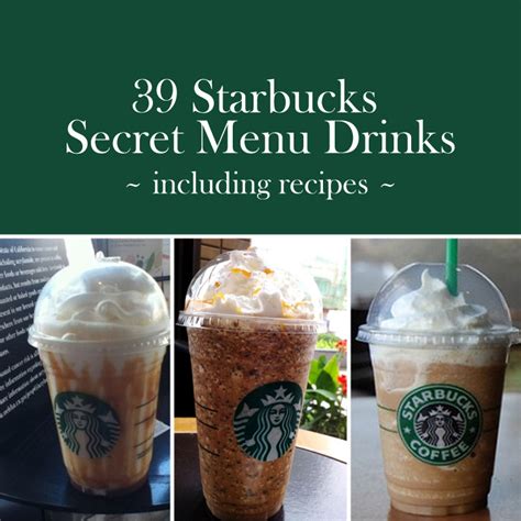 39 Starbucks Secret Menu Drinks You Didn't Know About Until Now