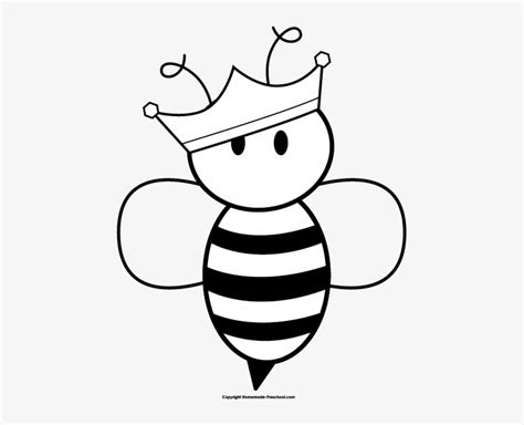 Cute Queen Bee - Queen Bee Drawing Easy Transparent PNG - 453x586 ...