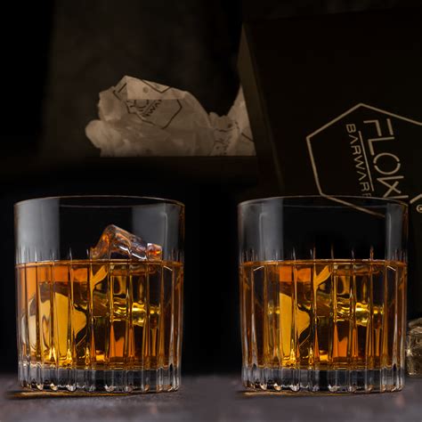 Deco Crystal Whisky Glasses T Set Flow Barware®