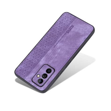 For Huawei Maimang 11 AZNS 3D Embossed Skin Feel Phone Case Purple