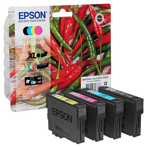 Epson Xl T R Schwarz Cyan Magenta Gelb Druckerpatronen