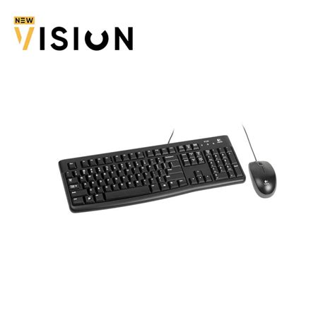 Logitech Mk120 Wired Keyboard And Mouse Combo New Vision Store