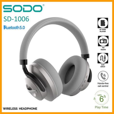 Sodo Sd Casque Bluetooth V Sans Fil Avec Micro Batterie Mah