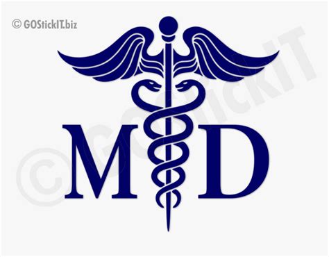 Medical Doctor Caduceus Vinyl Decal Caduceus Symbol Hd Png Download