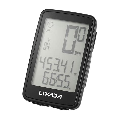 Lixada Usb Rechargeable Wireless Bike Cycling Computer With Bicycle