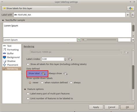 QGIS The Label Toolbar North River Geographic Systems Inc